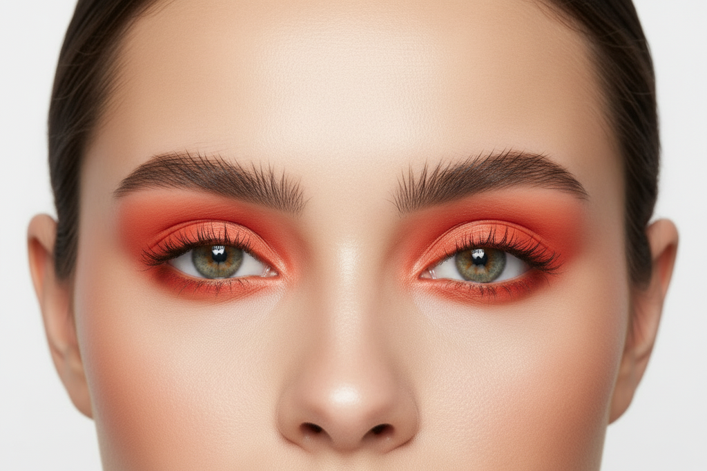 Eye Shadow - Sunny Orange - Pearl - Compact