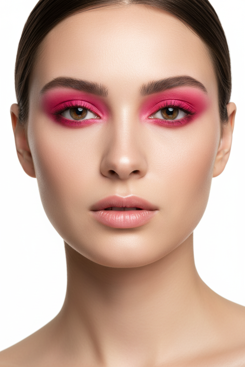 Eye Shadow - Deep Pink - Matte - Compact