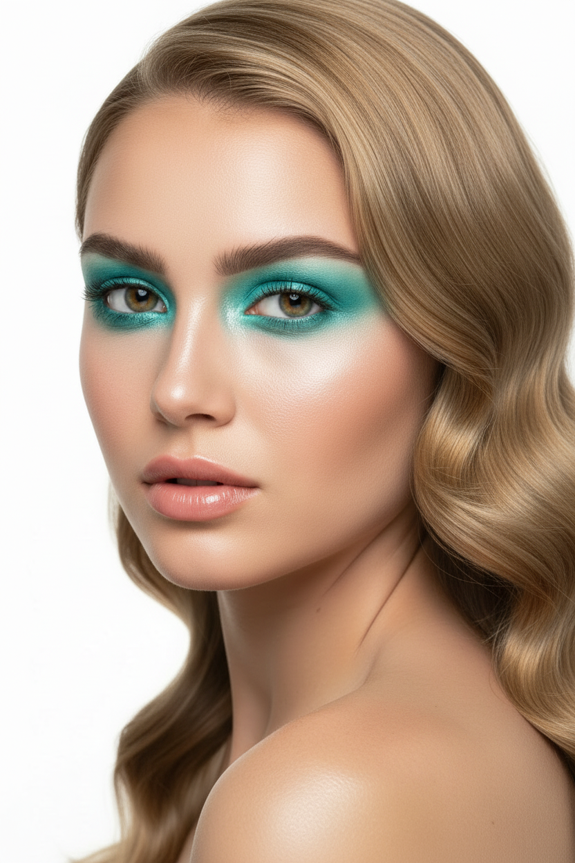 Compact - 7247 Eye Shadow - Celestial Blue -